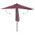 Parasol de Grădină Roșu bordo 294 x 150 x 223 cm țesătură GartenMobel Dekor