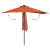 Parasol de Grădină Terracota 294 x 150 x 223 cm țesătură GartenMobel Dekor