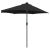 Parasol de Grădină Negru 294 x 150 x 223 cm țesătură GartenMobel Dekor
