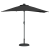 Parasol de Grădină Negru 294 x 150 x 223 cm țesătură GartenMobel Dekor