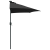 Parasol de Grădină Negru 294 x 150 x 223 cm țesătură GartenMobel Dekor