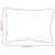 Perne 2 pcs Alb 40 x 60 cm GartenMobel Dekor