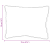 Perne 2 pcs Alb 50 x 70 cm GartenMobel Dekor