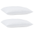 Perne 2 pcs Alb 65 x 65 cm GartenMobel Dekor