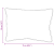 Perne 2 pcs Alb 50 x 75 cm 85gsm 100% poliester GartenMobel Dekor