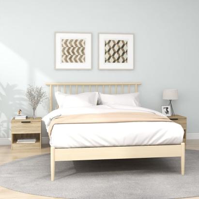 Noptiere, 2 buc., stejar sonoma, lemn prelucrat GartenMobel Dekor