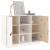 Dulap, alb, 100x40x75 cm, lemn masiv de pin GartenMobel Dekor