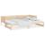 Pat extensibil de zi, 2x(80x200) cm, lemn masiv de pin GartenMobel Dekor
