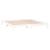 Cadru de pat cu LED King Size, alb, 150x200 cm, lemn masiv GartenMobel Dekor
