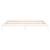 Cadru de pat cu LED mic dublu, alb, 120x190 cm, lemn masiv GartenMobel Dekor