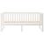 Pat de zi fără saltea, alb, 80x200 cm, lemn masiv pin GartenMobel Dekor