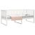 Pat de zi fără saltea, alb, 90x190 cm, lemn masiv pin GartenMobel Dekor