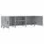 Comodă TV, gri beton, 150x30x50 cm, lemn compozit GartenMobel Dekor