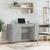 Birou, gri beton, 140x50x75 cm, lemn compozit GartenMobel Dekor