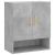 Dulap de perete, gri beton, 60x31x70 cm, lemn compozit GartenMobel Dekor