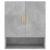 Dulap de perete, gri beton, 60x31x70 cm, lemn compozit GartenMobel Dekor