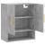 Dulap de perete, gri beton, 60x31x70 cm, lemn compozit GartenMobel Dekor