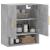 Dulap de perete, gri beton, 60x31x70 cm, lemn compozit GartenMobel Dekor