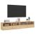 Comode TV de perete, 2 buc., stejar sonoma, 80x30x30 cm, lemn GartenMobel Dekor