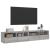 Comode TV de perete, 2 buc., gri sonoma, 80x30x30 cm, lemn GartenMobel Dekor