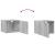 Dulap de perete, gri sonoma, 50x42,5x40 cm, lemn prelucrat GartenMobel Dekor