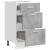 Dulap inferior “Lyon” Beton gri 40x46x81,5 cm Lemn prelucrat GartenMobel Dekor