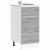 Dulap inferior “Lyon” gri Sonoma 40x46x81,5 cm Lemn prelucrat GartenMobel Dekor