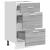 Dulap inferior “Lyon” gri Sonoma 40x46x81,5 cm Lemn prelucrat GartenMobel Dekor