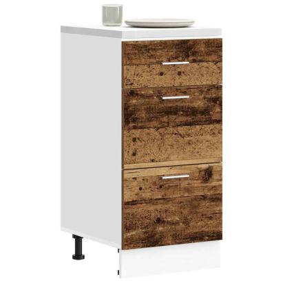 Dulap inferior “Lyon” Lemn vechi 40x46x81,5 cm Lemn prelucrat GartenMobel Dekor