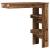 Masă bar de perete, lemn vechi, 102x45x103,5 cm, lemn compozit GartenMobel Dekor