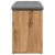 Banchetă pantofar stejar artizanal 82x32x45,5 cm lemn prelucrat GartenMobel Dekor