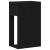 Suport turn pentru computer cu sertar negru 30x44x74 cm GartenMobel Dekor