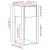 Suport turn pentru computer cu sertar Stejar Sonoma 30x44x74 cm GartenMobel Dekor