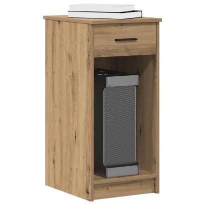 Suport turn pentru computer cu sertar Artisan Stejar 35x45x77cm GartenMobel Dekor