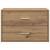 Dulap cu 2 sertare Stejar artizanal 60x31x40 cm Lemn prelucrat GartenMobel Dekor