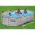 Piscina structura metalica, ovala, cu pompa nisip, scara, dozator, prelata acoperire, gri, 488x305x107 cm, Bestway Power Steel GartenVIP DiyLine