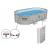 Piscina structura metalica, ovala, cu pompa nisip, scara, dozator, prelata acoperire, gri, 488x305x107 cm, Bestway Power Steel GartenVIP DiyLine