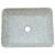 Lavoar de blat gri/albastru 46x35,5x13 cm, ceramică, dreptunghi GartenMobel Dekor