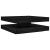 Masuta de cafea rotativa 360 de grade stejar negru 90x90x34,5cm GartenMobel Dekor