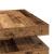 Măsuță cafea rotativă 360 grade, lemn vechi 90x90x34,5 cm GartenMobel Dekor
