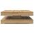Măsuță cafea rotativă 360 grade, stejar artizanal 90x90x34,5 cm GartenMobel Dekor