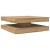 Măsuță cafea rotativă 360 grade, stejar artizanal 90x90x34,5 cm GartenMobel Dekor