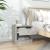 Noptiere, 2 buc., gri beton, lemn prelucrat GartenMobel Dekor