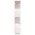 Bibliotecă/Separator cameră, alb, 80x25x132 cm lemn masiv pin GartenMobel Dekor
