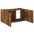 Dulap de perete, stejar fumuriu, 80x39x40 cm, lemn prelucrat GartenMobel Dekor