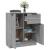 Dulap, sonoma gri, 60x30x70 cm, lemn prelucrat GartenMobel Dekor