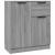 Dulap, sonoma gri, 60x30x70 cm, lemn prelucrat GartenMobel Dekor