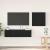 Set Dulap TV cu raft cu depozitare cu ușă 4 pcs Stejar negru 120 x 30 x 30 cm GartenMobel Dekor