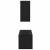 Set Dulap TV cu raft cu depozitare cu ușă 4 pcs Stejar negru 120 x 30 x 30 cm GartenMobel Dekor
