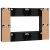 Set comodă TV cu raft 8 pcs Stejar negru 181 x 30 x 120 cm GartenMobel Dekor